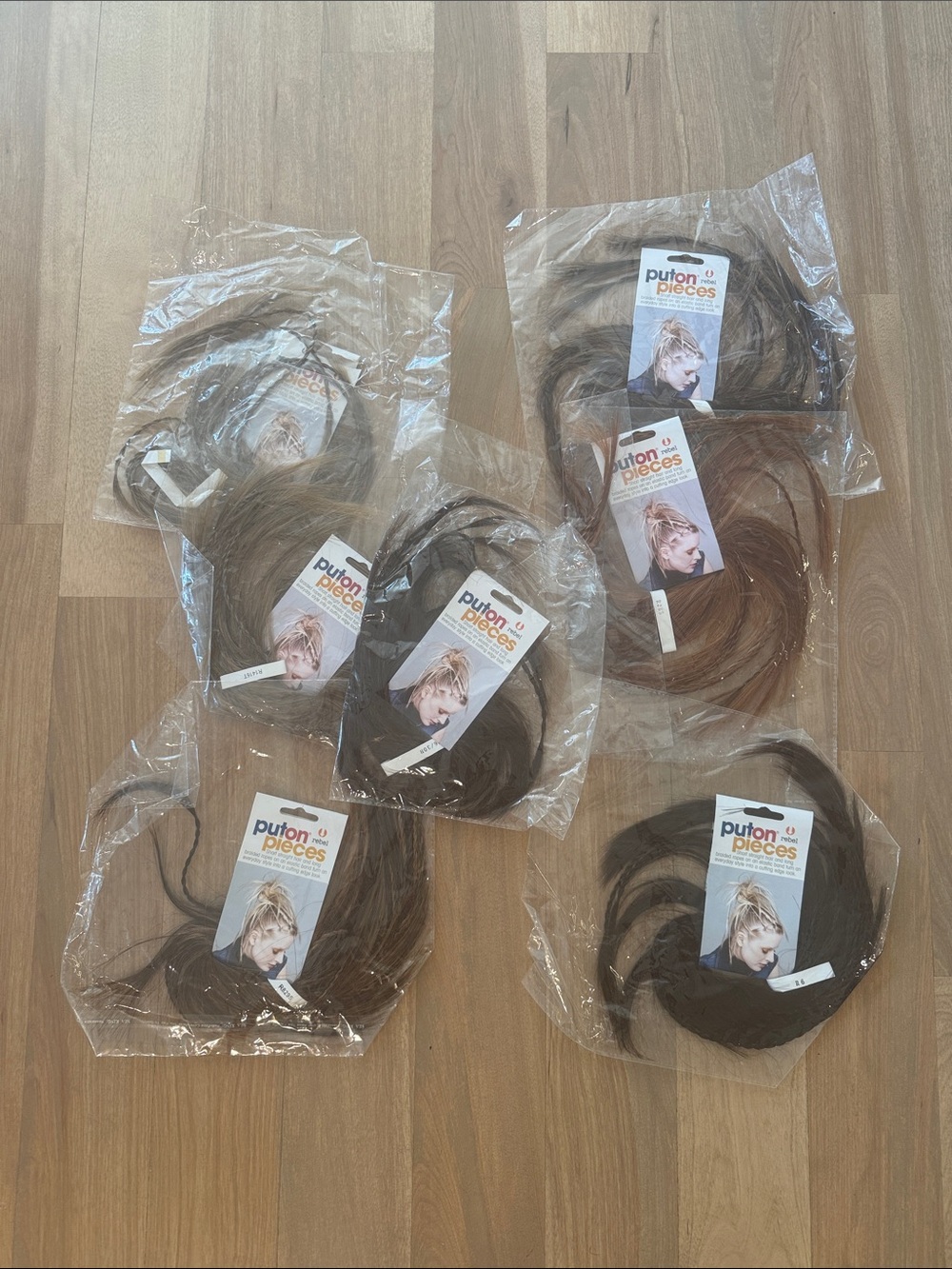 Women’s Hair Extensions - Brown Mix 7 total